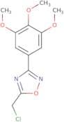 5-(Chloromethyl)-3-(3,4,5-trimethoxyphenyl)-1,2,4-oxadiazole