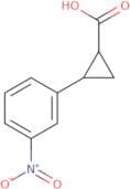 2-(3-Nitrophenyl)cyclopropane-1-carboxylic acid