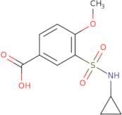 3-(Cyclopropylsulfamoyl)-4-methoxybenzoic acid