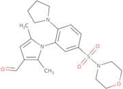 2,5-Dimethyl-1-[5-(morpholine-4-sulfonyl)-2-(pyrrolidin-1-yl)phenyl]-1H-pyrrole-3-carbaldehyde