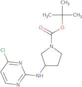 tert-Butyl 3-[(4-chloropyrimidin-2-yl)amino]pyrrolidine-1-carboxylate