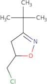 3-tert-Butyl-5-(chloromethyl)-4,5-dihydro-1,2-oxazole