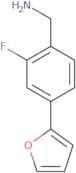 [2-Fluoro-4-(furan-2-yl)phenyl]methanamine