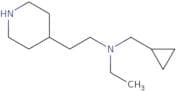 (Cyclopropylmethyl)(ethyl)[2-(piperidin-4-yl)ethyl]amine