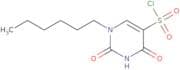 1-Hexyl-2,4-dioxo-1,2,3,4-tetrahydropyrimidine-5-sulfonyl chloride
