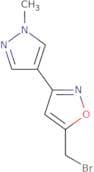 5-(Bromomethyl)-3-(1-methyl-1H-pyrazol-4-yl)-1,2-oxazole