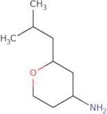 2-(2-Methylpropyl)oxan-4-amine