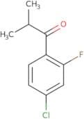 1-(4-Chloro-2-fluorophenyl)-2-methylpropan-1-one