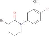 3-Bromo-1-(4-bromo-3-methylphenyl)piperidin-2-one