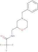 N-[(4-Benzylmorpholin-2-yl)methyl]-2,2,2-trifluoroacetamide