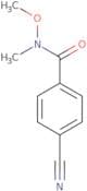 4-Cyano-N-methoxy-N-methylbenzenecarboxamide