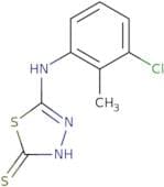 5-[(3-Chloro-2-methylphenyl)amino]-1,3,4-thiadiazole-2-thiol