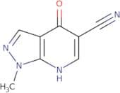 4-Hydroxy-1-methyl-1H-pyrazolo[3,4-b]pyridine-5-carbonitrile