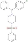 1-[(4-Chlorophenyl)phenylmethyl]-4-(phenylsulfonyl)piperazine