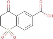 1,1,4-Trioxo-2H,3H-benzo[E]thiin-6-carboxylic acid