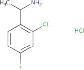 (1S)-1-(2-Chloro-4-fluorophenyl)ethan-1-amine hydrochloride