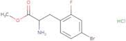 Methyl (2S)-2-amino-3-(4-bromo-2-fluorophenyl)propanoate hydrochloride