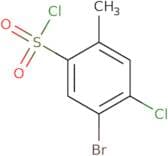 5-Bromo-4-chloro-2-methylbenzene-1-sulfonyl chloride