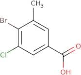 4-Bromo-3-chloro-5-methylbenzoic acid