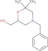 (4-Benzyl-6,6-dimethylmorpholin-2-yl)methanol
