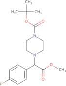 tert-Butyl 4-[1-(4-fluorophenyl)-2-methoxy-2-oxoethyl]piperazine-1-carboxylate