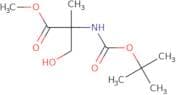 Methyl 2-{[(tert-butoxy)carbonyl]amino}-3-hydroxy-2-methylpropanoate