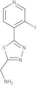 [5-(3-Fluoropyridin-4-yl)-1,3,4-thiadiazol-2-yl]methanamine