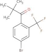 1-[4-Bromo-2-(trifluoromethyl)phenyl]-2,2-dimethylpropan-1-one