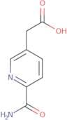 2-(6-Carbamoylpyridin-3-yl)acetic acid