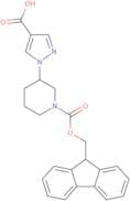 1-(1-{[(9H-Fluoren-9-yl)methoxy]carbonyl}piperidin-3-yl)-1H-pyrazole-4-carboxylic acid