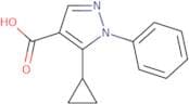 5-Cyclopropyl-1-phenyl-1H-pyrazole-4-carboxylic acid