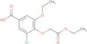 3-Chloro-5-ethoxy-4-(2-ethoxy-2-oxoethoxy)benzoic acid