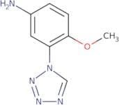 4-Methoxy-3-(1H-1,2,3,4-tetrazol-1-yl)aniline