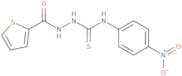 1-(4-nitrophenyl)-1-(2-thienylcarbonyl)thiosemicarbazide