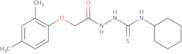 1-(2-(2,4-dimethylphenoxy)acetyl)-4-cyclohexylthiosemicarbazide