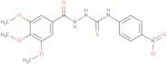 4-(4-nitrophenyl)-1-(3,4,5-trimethoxybenzoyl)thiosemicarbazide