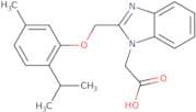 {2-[(2-Isopropyl-5-methylphenoxy)methyl]-1H-benzimidazol-1-yl}acetic acid