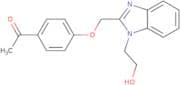 1-(4-{[1-(2-Hydroxyethyl)-1H-benzimidazol-2-yl]-methoxy}phenyl)ethanone