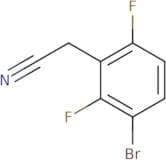2-(3-Bromo-2,6-difluorophenyl)acetonitrile