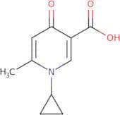 1-Cyclopropyl-6-methyl-4-oxo-1,4-dihydropyridine-3-carboxylic acid