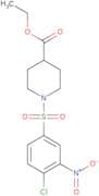 Ethyl 1-[(4-chloro-3-nitrophenyl)sulfonyl]-4-piperidinecarboxylate