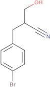 2-[(4-Bromophenyl)methyl]-3-hydroxypropanenitrile