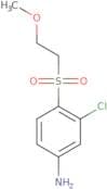 3-Chloro-4-(2-methoxyethanesulfonyl)aniline