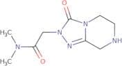 N,N-Dimethyl-2-{3-oxo-2H,3H,5H,6H,7H,8H-[1,2,4]triazolo[4,3-a]piperazin-2-yl}acetamide