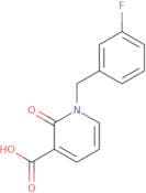 1-[(3-Fluorophenyl)methyl]-2-oxo-1,2-dihydropyridine-3-carboxylic acid