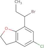 7-(1-Bromopropyl)-5-chloro-2,3-dihydro-1-benzofuran