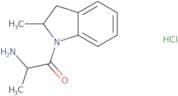 2-Amino-1-(2-methyl-2,3-dihydro-1H-indol-1-yl)propan-1-one hydrochloride