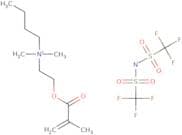 N-[2-(Methacryloyloxy)ethyl]-N,N-dimethylbutan-1-aminium bis(trifluoromethanesulfonyl)imide