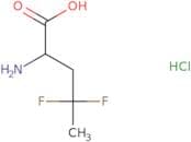 2-Amino-4,4-difluoropentanoic acid hydrochloride