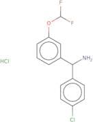 (4-Chlorophenyl)[3-(difluoromethoxy)phenyl]methanamine hydrochloride